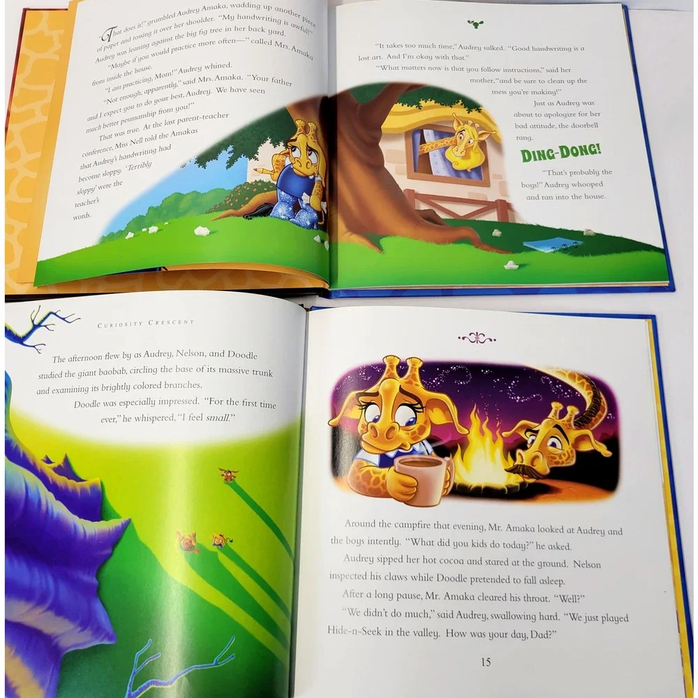 Curiosity Crescent & The Okapicat Brent Vernon Audrey Amaka Kids Hardcover Books